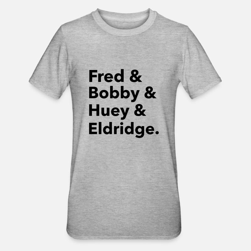 Fred & Bobby & Huey & Eldridge - T-shirt polycoton Unisexe - gris chiné