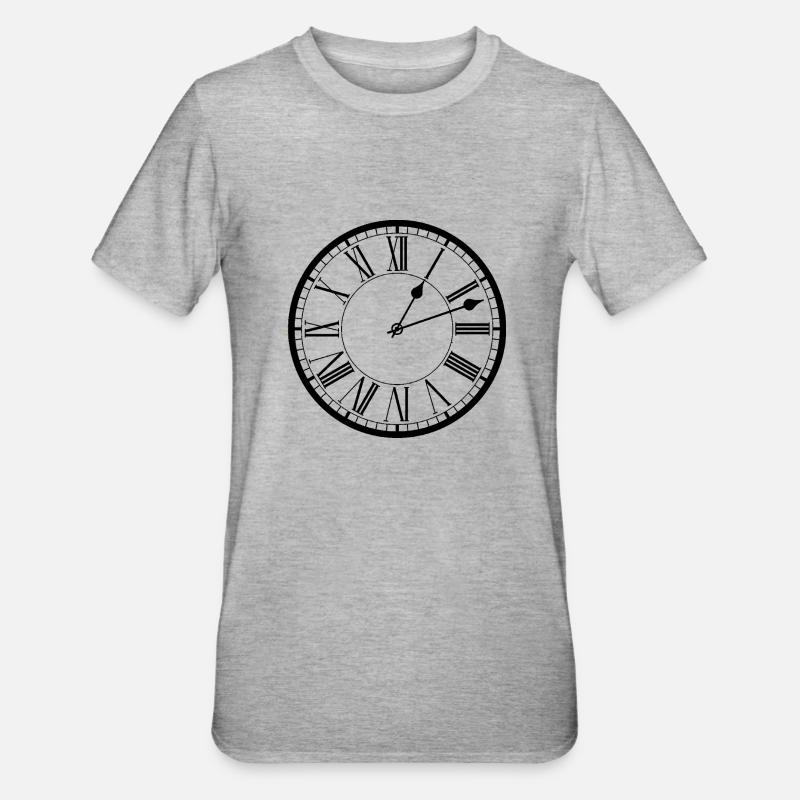 ACAB CLOCK 19 - T-shirt polycoton Unisexe - gris chiné
