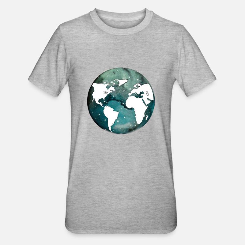 16BB0739 7080 4490 B5E3 3A71D525EBE0 - T-shirt polycoton Unisexe - gris chiné