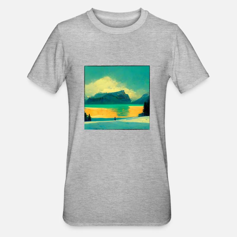 Belle nature - T-shirt polycoton Unisexe - gris chiné