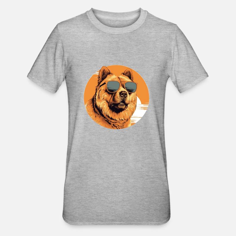 Bouffe - T-shirt polycoton Unisexe - gris chiné