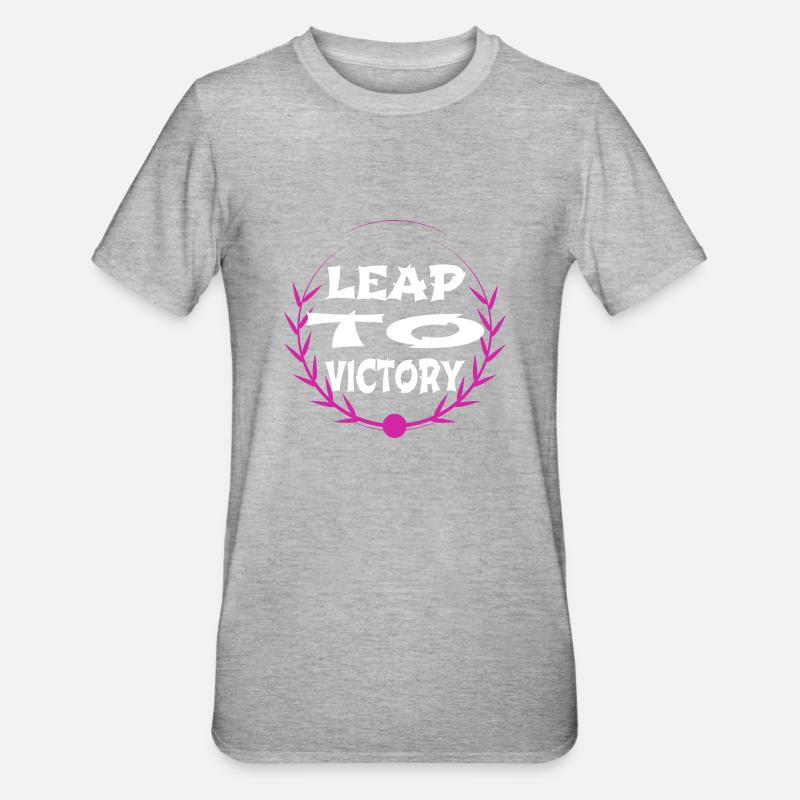 thrilling activities gift idea - Unisex Polycotton T-Shirt - Grau meliert
