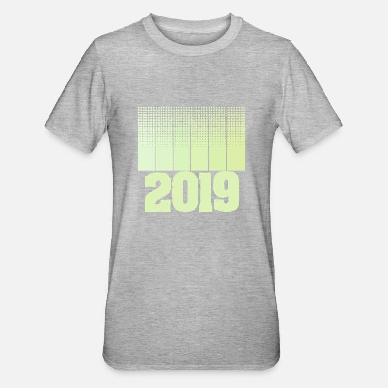 Jeu 2019 - T-shirt polycoton Unisexe - gris chiné
