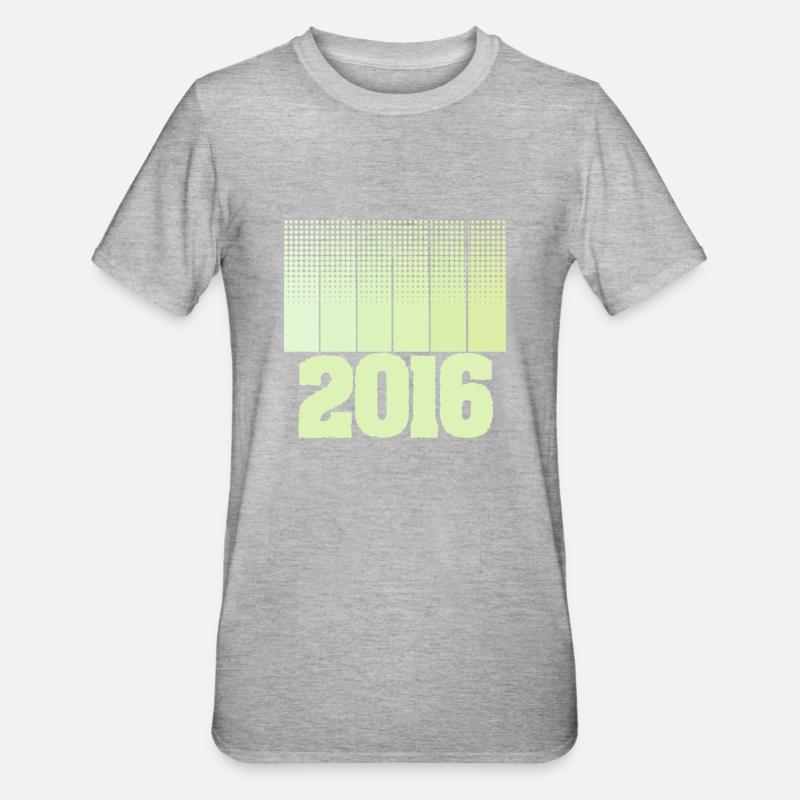 Jeu 2016 - T-shirt polycoton Unisexe - gris chiné