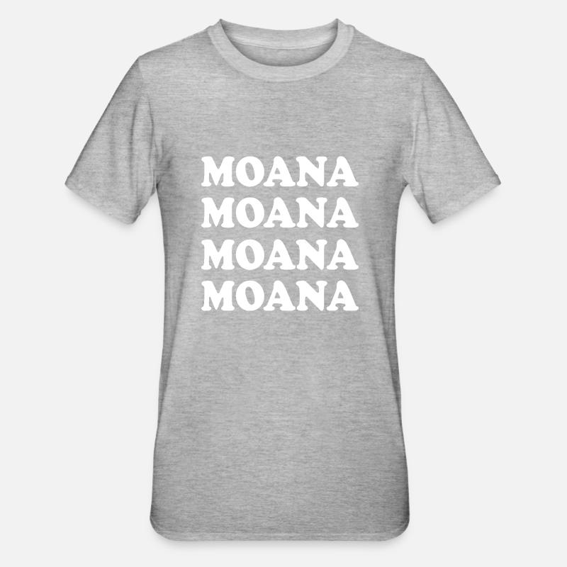 Moana comme nom - T-shirt polycoton Unisexe - gris chiné