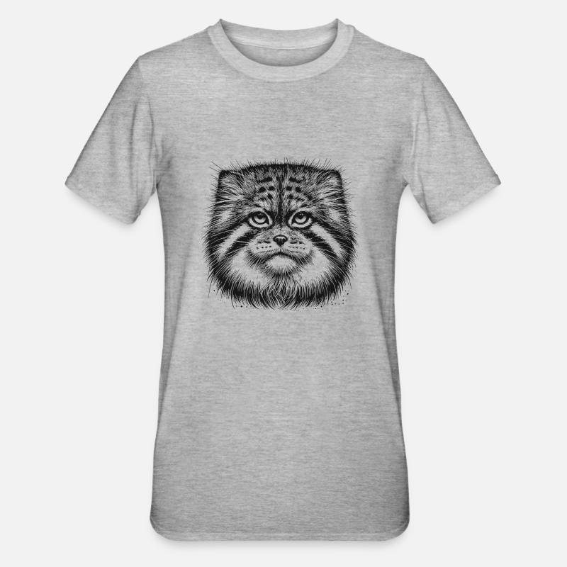Manul - Unisex Polycotton T-Shirt - heather grey