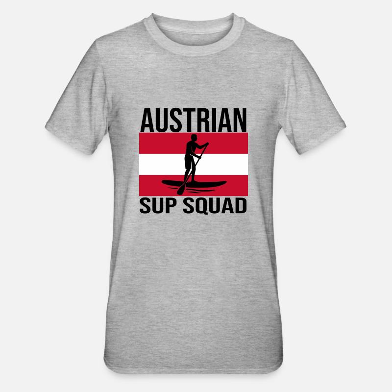 Chemise autrichienne SUP Crew Paddle - T-shirt polycoton Unisexe - gris chiné