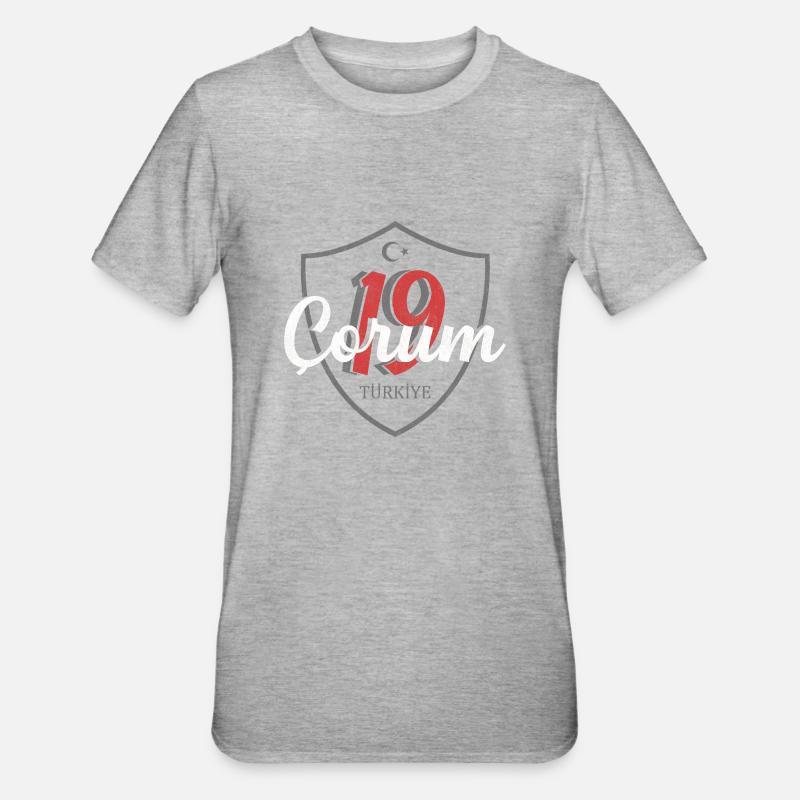 Çorum - T-shirt polycoton Unisexe - gris chiné