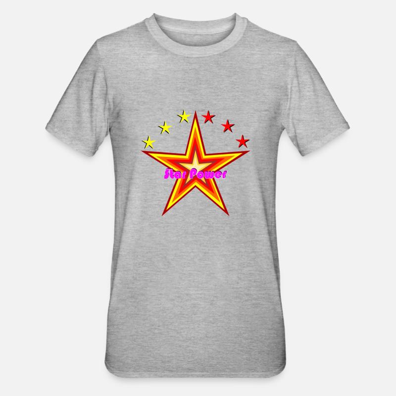 SPMS - T-shirt polycoton Unisexe - gris chiné