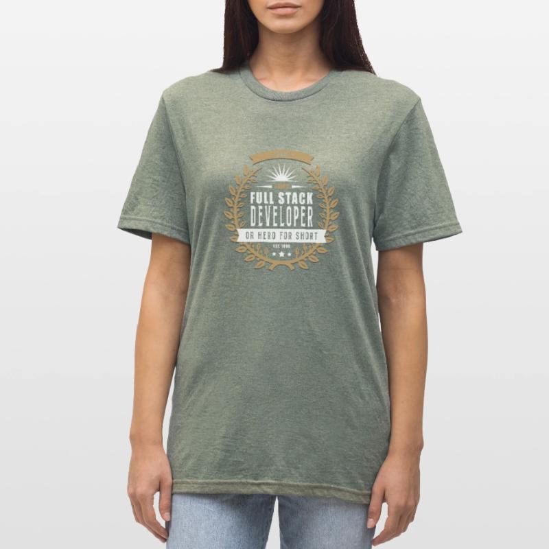 Full Stack Developer hell Unisex Polycotton T-Shirt