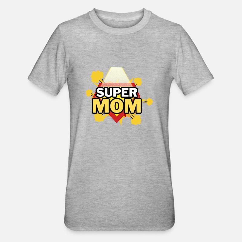Die beste Mutter aller Zeiten - Unisex Polycotton T-Shirt - Grau meliert