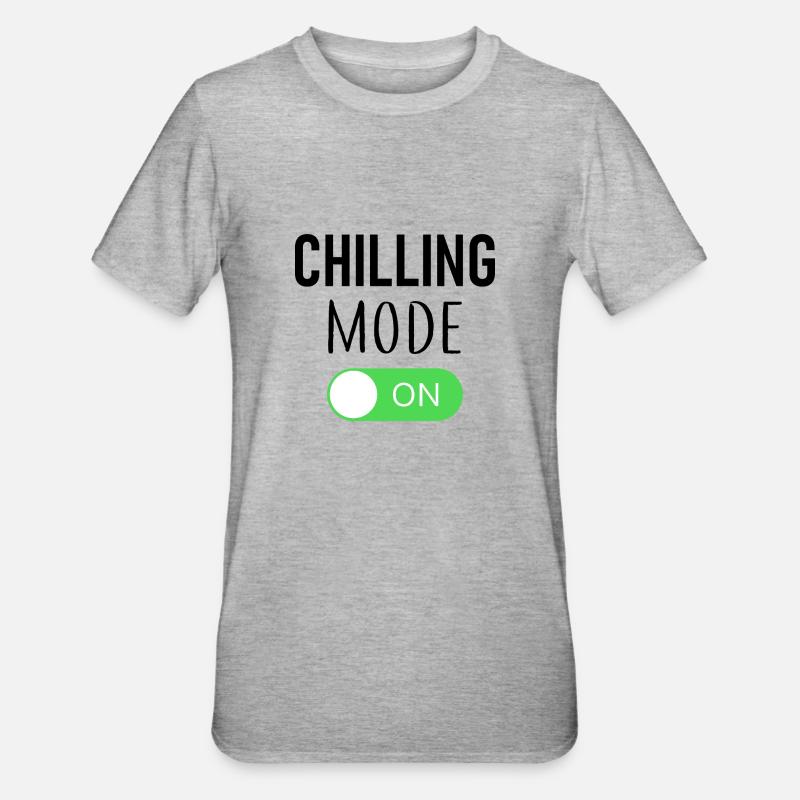 Mode refroidissement activé - T-shirt polycoton Unisexe - gris chiné