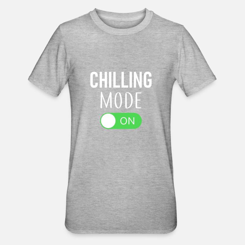 Mode refroidissement activé - T-shirt polycoton Unisexe - gris chiné