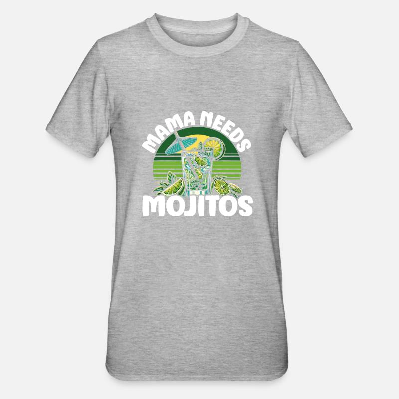 Mama needs Mojitos - Unisex Polycotton T-Shirt - undefined