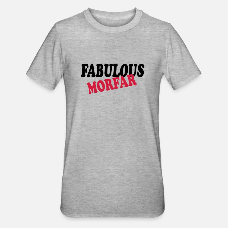 Fabulous morfar 111 - T-shirt polycoton Unisexe - gris chiné
