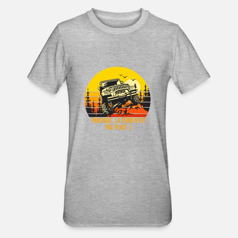 4X4 rétro rando 4X4 - T-shirt polycoton Unisexe - undefined