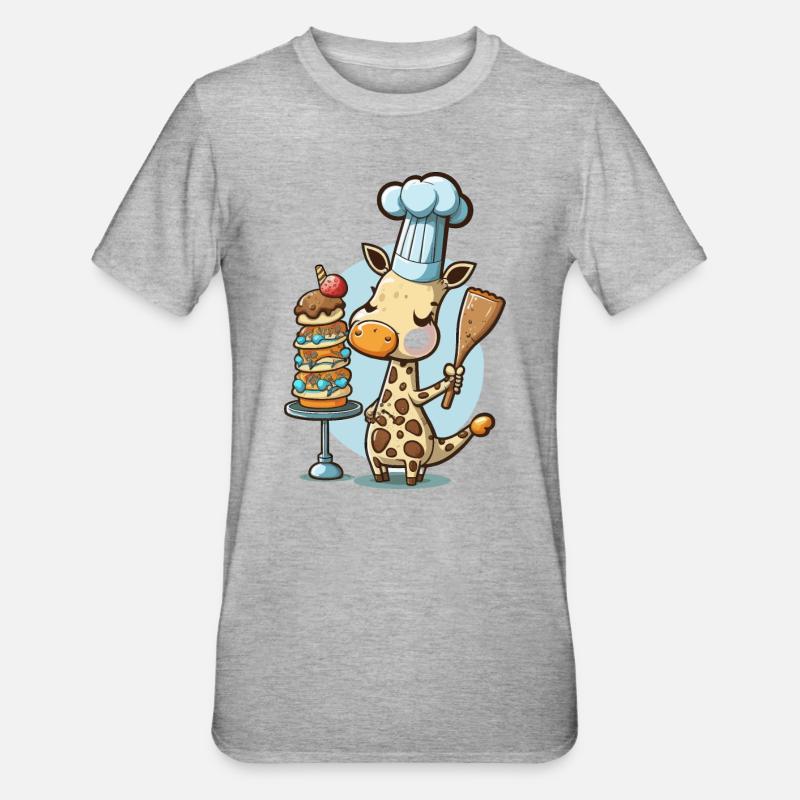 Cuisson à la commande - T-shirt polycoton Unisexe - gris chiné