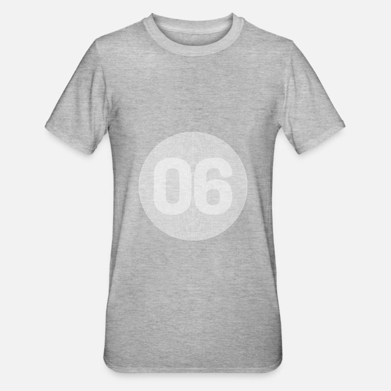 06 - T-shirt polycoton Unisexe - gris chiné