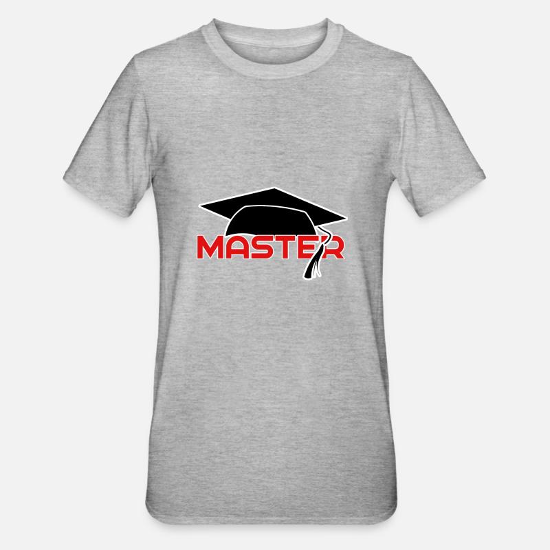 maître enseignant - T-shirt polycoton Unisexe - gris chiné