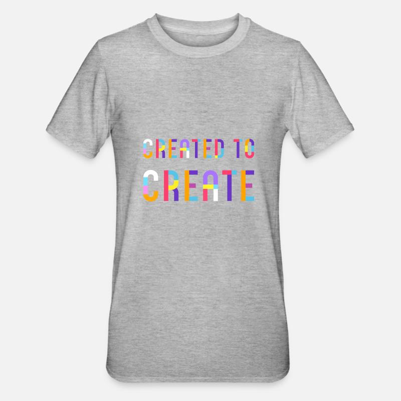 Maler Handwerker Beruf Spruch Geschenk - Unisex Polycotton T-Shirt - Grau meliert