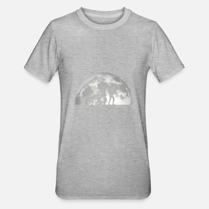 Fechter Evolution Fechten - Unisex Polycotton T-Shirt - Grau meliert