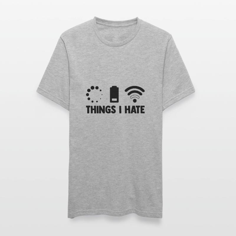 Things I Hate Programmer Coder Coding Developer So Unisex Polycotton T-Shirt