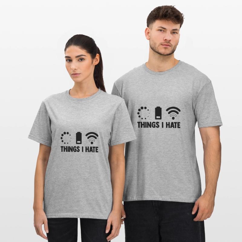 Things I Hate Programmer Coder Coding Developer So Unisex Polycotton T-Shirt