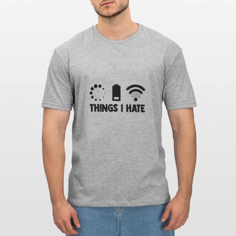 Things I Hate Programmer Coder Coding Developer So Unisex Polycotton T-Shirt