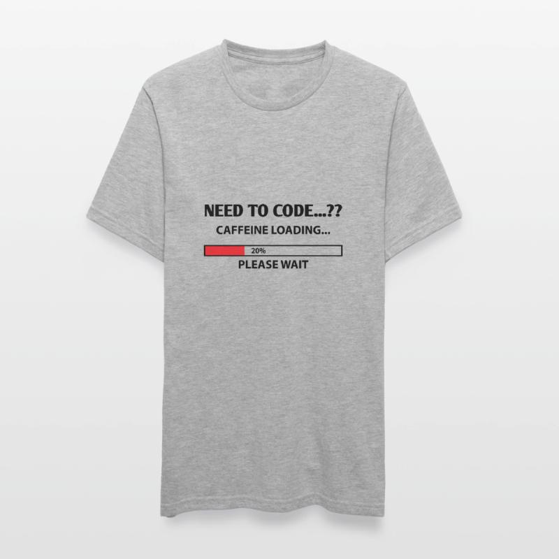 Need To Code Caffeine Loading Please Wait Develope Unisex Polycotton T-Shirt