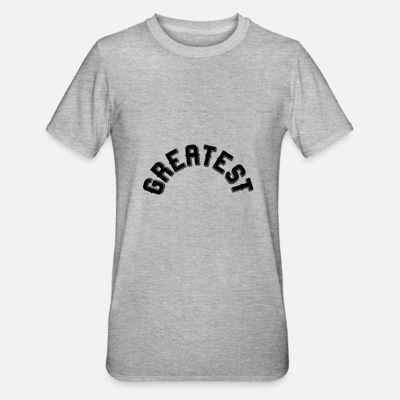 Maximum - T-shirt polycoton Unisexe - gris chiné