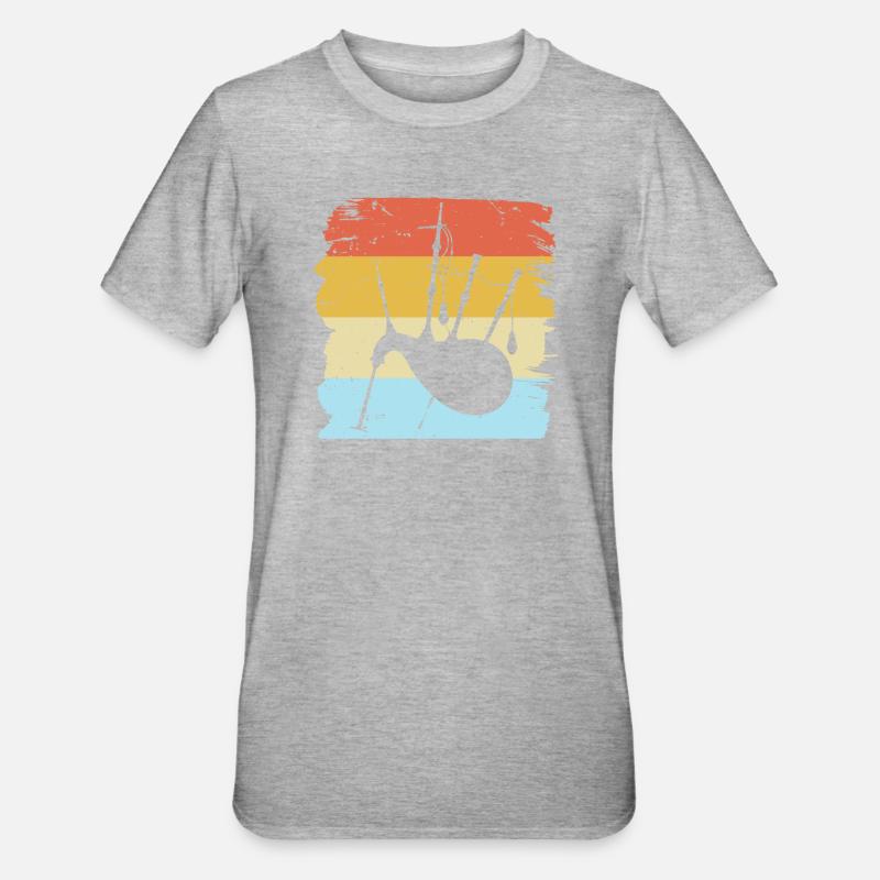 Cornemuse - T-shirt polycoton Unisexe - gris chiné