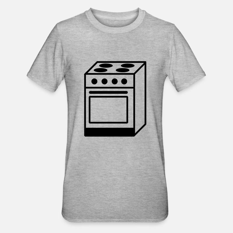cuisinière - T-shirt polycoton Unisexe - gris chiné