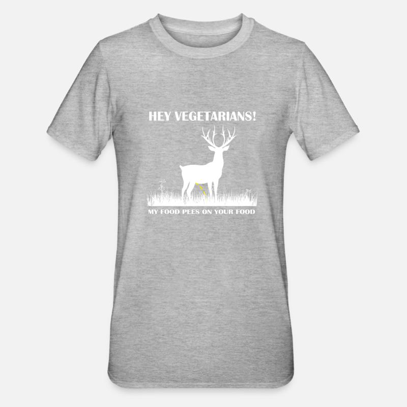 Hunter Jäger - Unisex Polycotton T-Shirt - Grau meliert