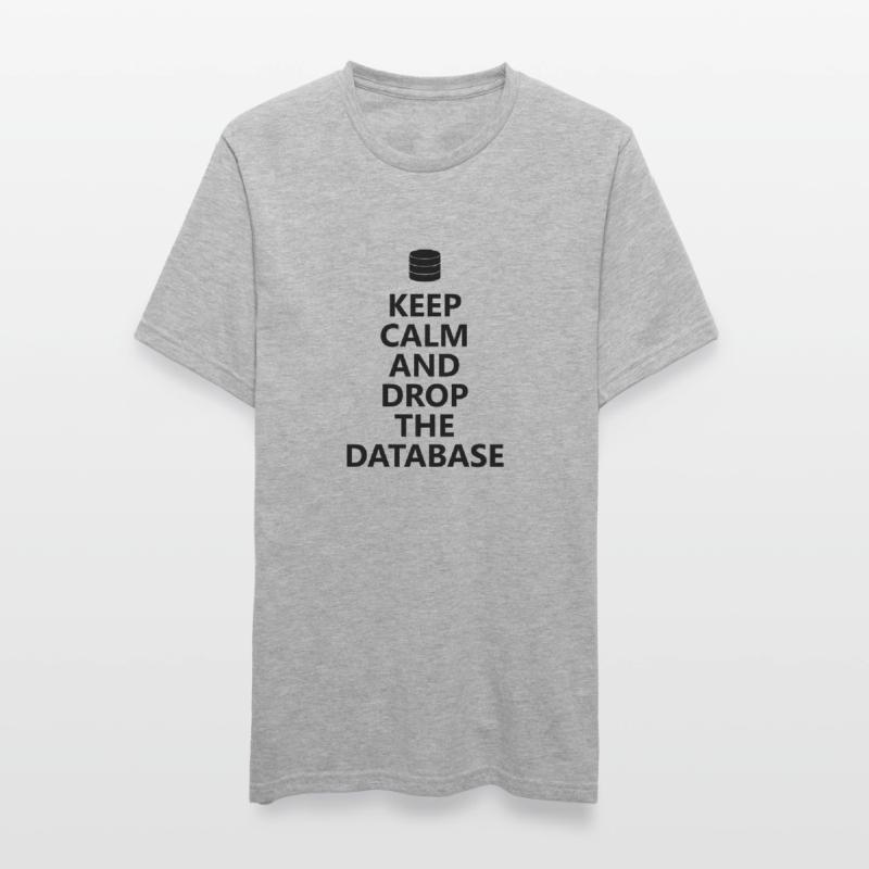 Database admin - keep calm Unisex Polycotton T-Shirt