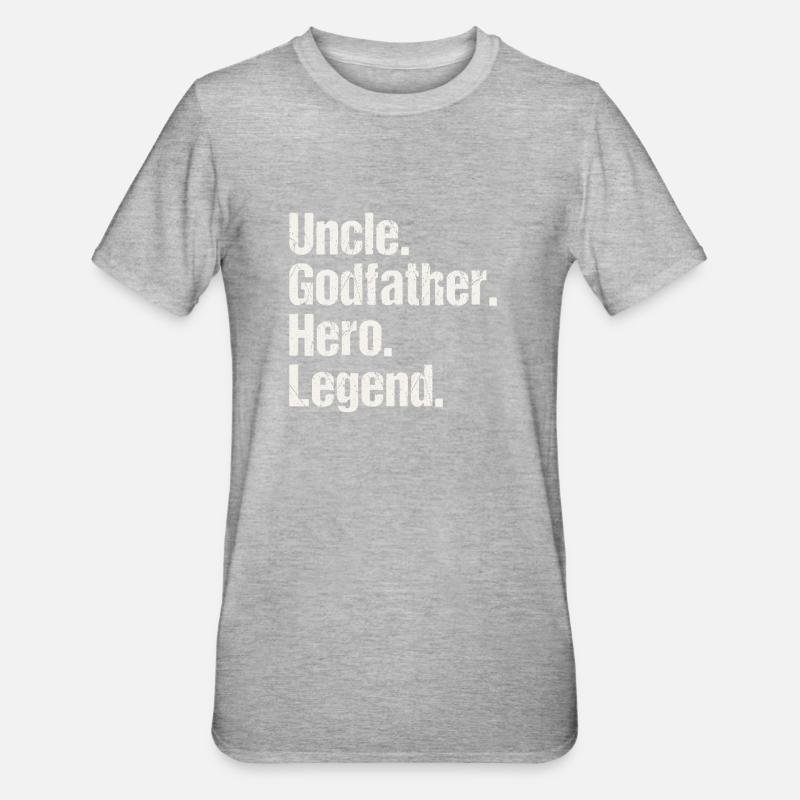 Conception oncle cool - T-shirt polycoton Unisexe - gris chiné