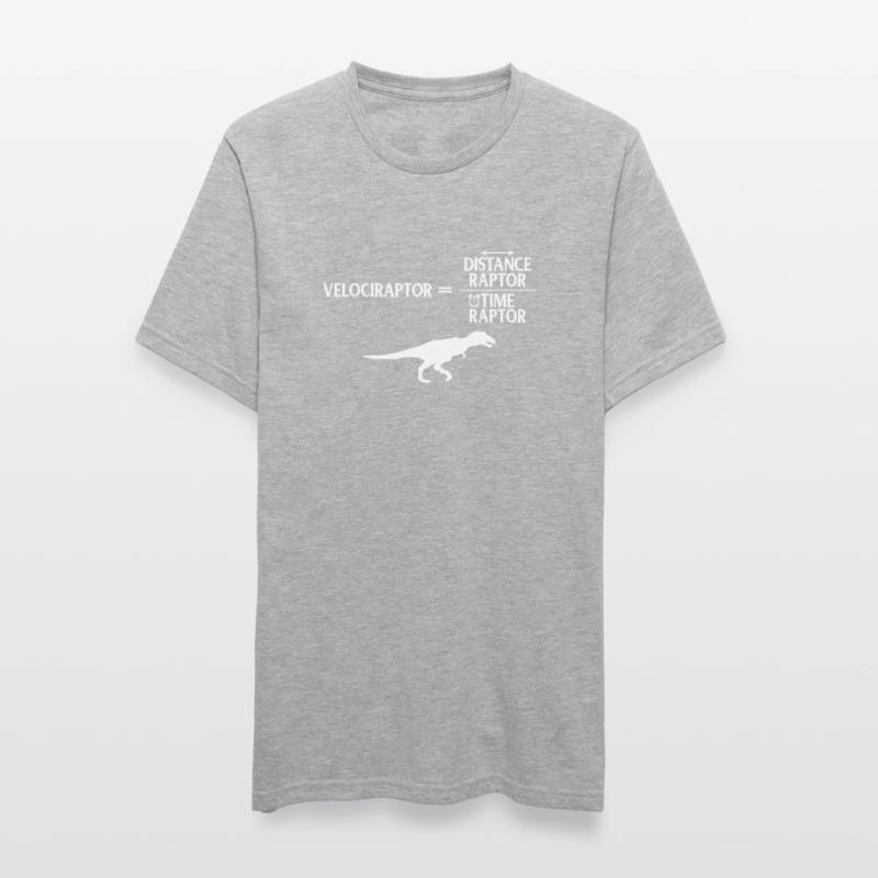 Distanceraptor geteilt durch Timeraptor Velociraptor Unisex Polycotton T-Shirt