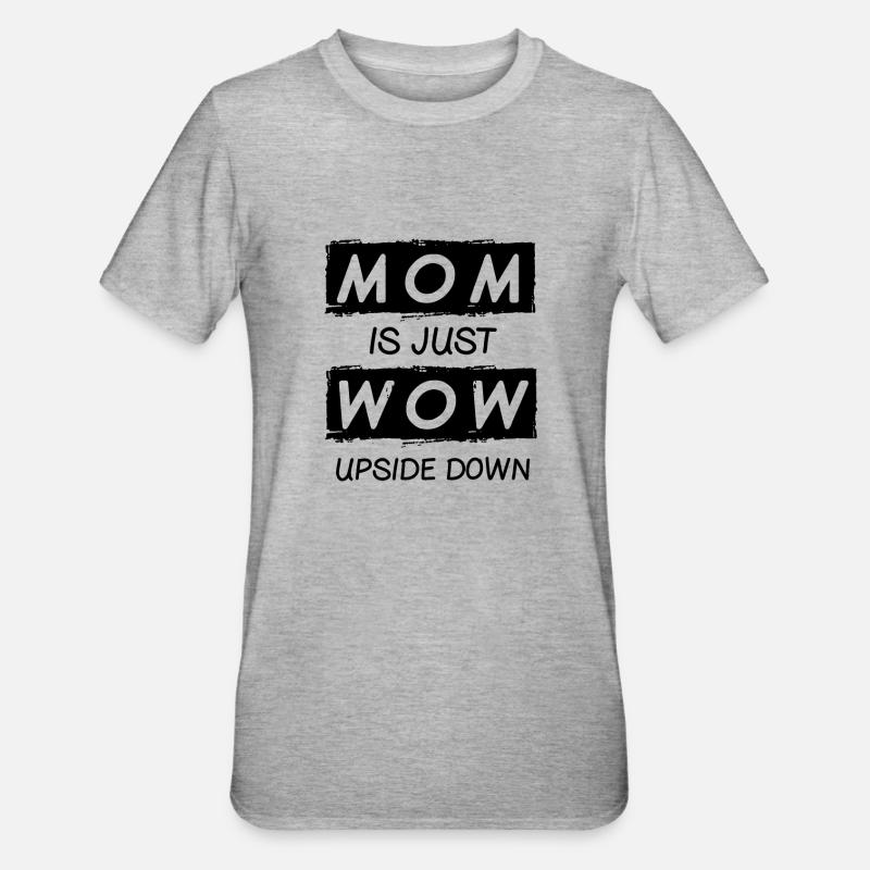 Mutter Mama Mum - Unisex Polycotton T-Shirt - Grau meliert