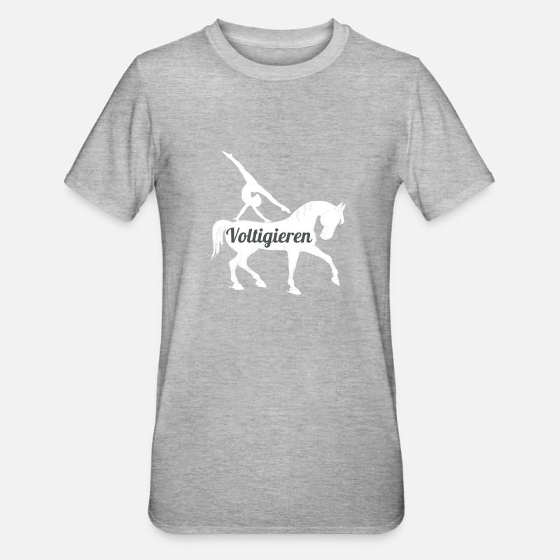 Voltigage - T-shirt polycoton Unisexe - gris chiné
