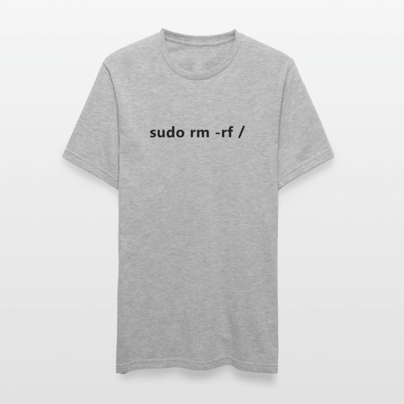 Linux Admin Programmierer sudo rm rf / Unisex Polycotton T-Shirt