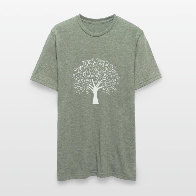 Programmer Binary Tree Unisex Polycotton T-Shirt