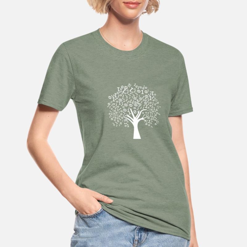 Programmer Binary Tree Unisex Polycotton T-Shirt