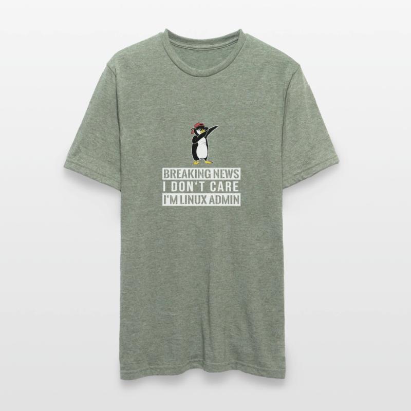 IT nerd Linux Linux penguin geek software engineer Unisex Polycotton T-Shirt