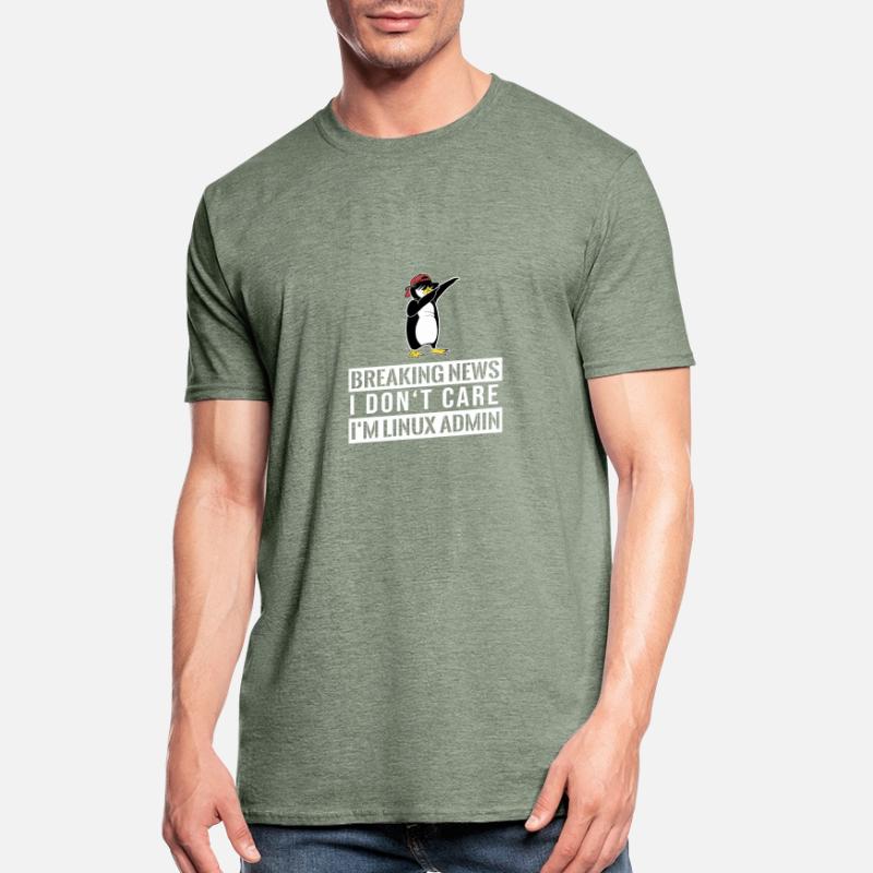 IT Nerd Linux Linux Pinguin Geek Software Engineer Unisex Polycotton T-Shirt