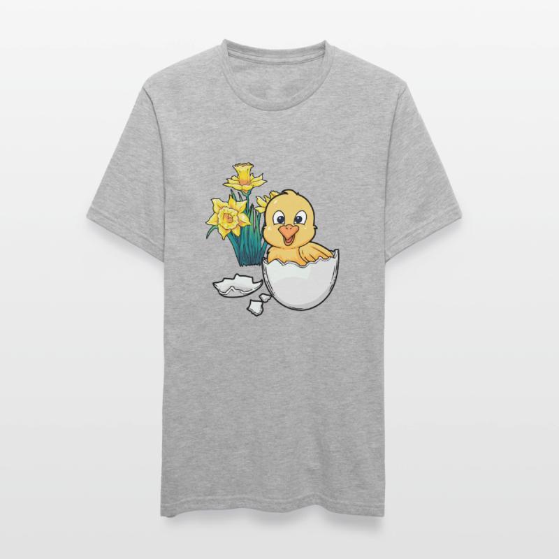 Joyeux Easter Chicks Easter Egg Kids Bébé Chick Egg Egg T-shirt polycoton Unisexe