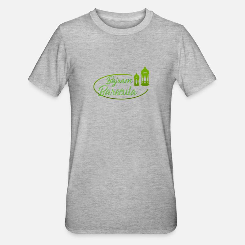 Bajram Barecula Bosanski Bajram - Unisex Polycotton T-Shirt - heather grey