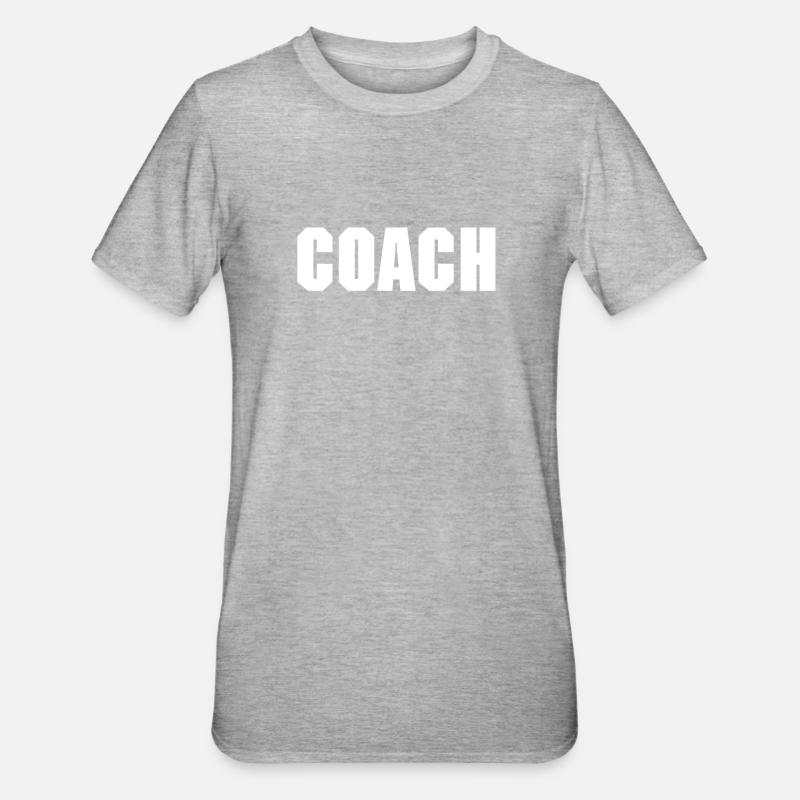 TRAINER - Unisex Polycotton T-Shirt - Grau meliert
