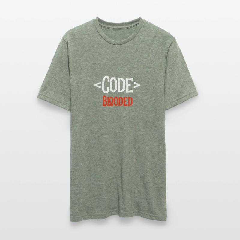 Entwickler-Shirt - Code Blooded - Coding Coder Unisex Polycotton T-Shirt