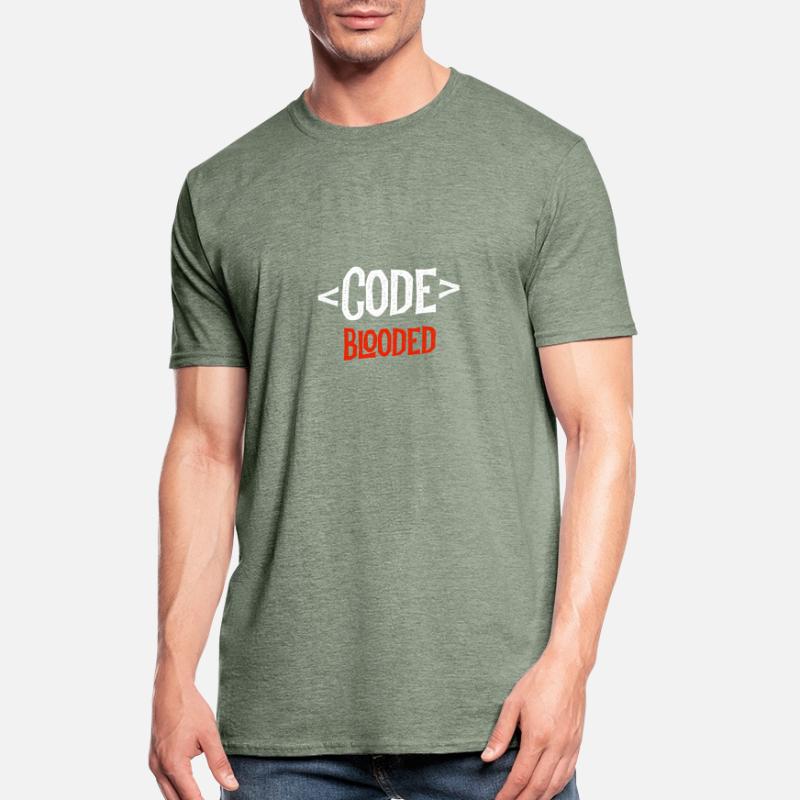 Chemise de développeur - Code Blooded - Coding Coder T-shirt polycoton Unisexe