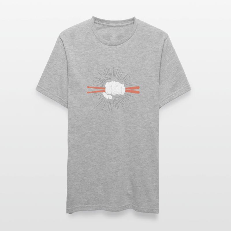 Drummer Schlagzeuger oder Percussionist Geschenk Unisex Polycotton T-Shirt