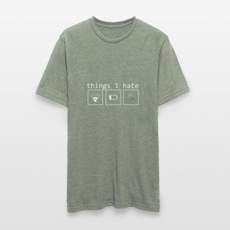 Programmeur Things I Hate Developer Soft T-shirt polycoton Unisexe